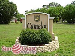 Camelot Community Sign